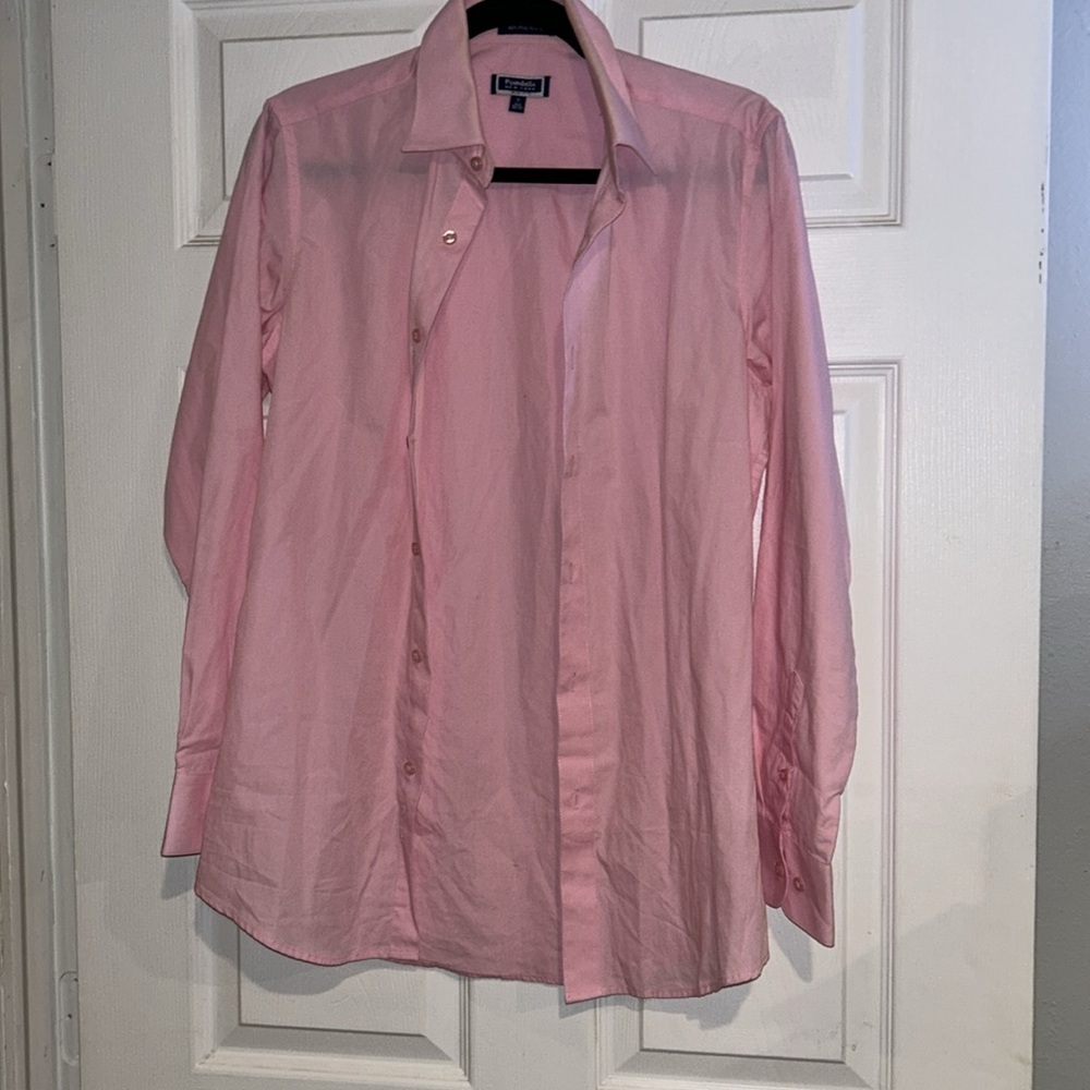 Portabella New York pink new without‎ tag pink dress shirt 14.5 32/33